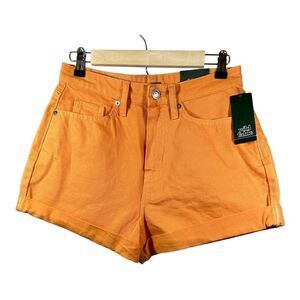 WILD FABLE/TARGET Women’s Denim Highest Rise Mom Shorts Orange Size 6/28
